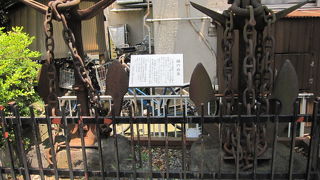 日露戦争で活躍した駆逐艦の錨