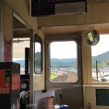 井原鉄道車内