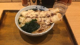 東急東横線武蔵小杉駅構内のそば屋さん！