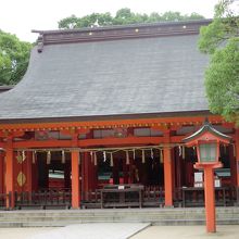 立派な本殿は重要文化財です