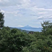 富士山がよく見えました