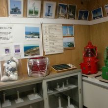灯台のことがわかる展示物