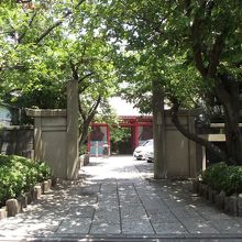 通りからの眺め