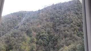 ロープウェイ内