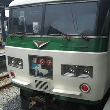 修善寺駅にて。