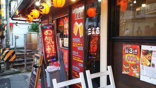 京成大久保駅前のたこ焼き屋