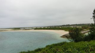 生憎の曇りで夕陽は見えなかった