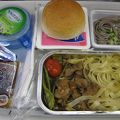 機内食が意外に美味しかった