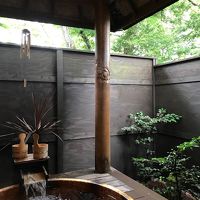 離れの露天風呂