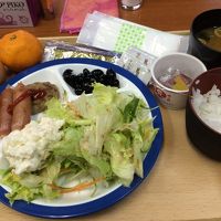 無料でいただける朝食に満足
