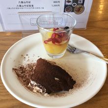 オーダーした 黒糖ティラミス