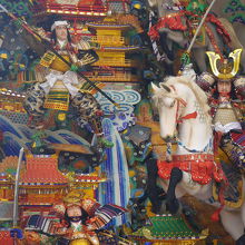 足利尊氏の騎馬武者姿が目立っていました