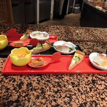 バイキングコーナーのオードブル