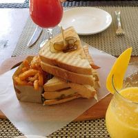 ランチのサンドイッチは、安いし美味しかったです