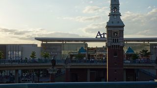 鉄道駅に隣接でアクセス良いアウトレット