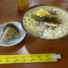 ゆしとうふそばです