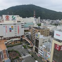 15階の部屋の窓から