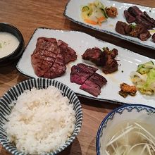 牛たん３味ランチセット　自分