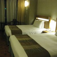 ベッドは大きく、寝心地良かった。