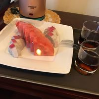 ウェルカムドリンク&フルーツ（スイカ&ドラゴンフルーツ）