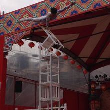 バランス！　まねできません！