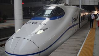 天津発北京南駅行き新幹線は早くて快適
