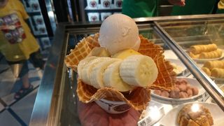 迫力のあるアイス