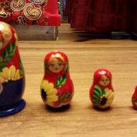 マトリョーシカ５個４００ルーブル
