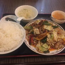 回鍋肉定食