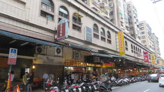 基隆市街地中心にある市場