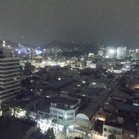 13階角部屋からの眺め（市場側）