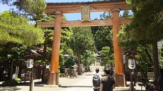 日曜日でもとても静かだった桜山八幡宮
