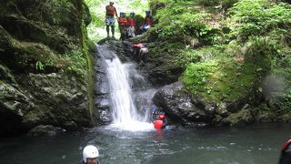 多摩川上流でアドベンチャー