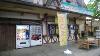 入口付近でグッズも販売