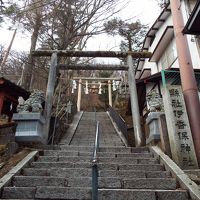 伊香保神社に向かう階段。