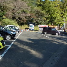 清水観音の近くの駐車場