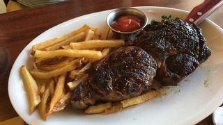 記憶に残る巨大ステーキ！