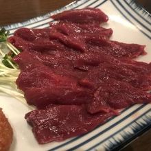 会津産の馬刺し