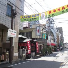 延命地蔵尊付近