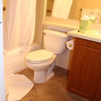 日本人にはうれしいバスタブ付