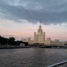 日が暮れてきた