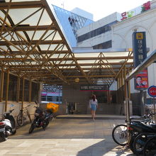 地下鉄1号線の大邱駅出入口