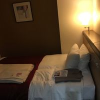 ベッドは広いです