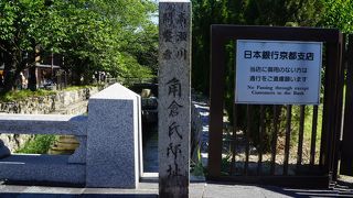 伏見への水運を担った高瀬川を開削したのは角倉了以