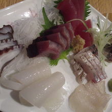 ううむ、那智の看板の生マグロがいまひとつか