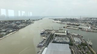 新潟市で日本海に注ぐ