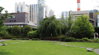 眺望は良くありませんが、芝生の緑が綺麗