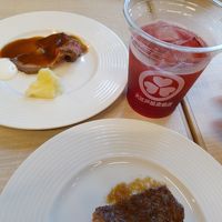 夕食のステーキ＆平日無料のアルコール☆