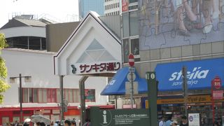 飲食店が多い商店街