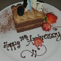 サンセットバーベキューで予約時にアニバーサリーと伝えたら・・